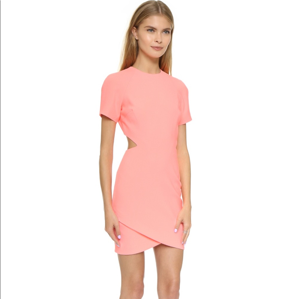 Elizabeth & James Mini Dress. Coral Size 2. NWT